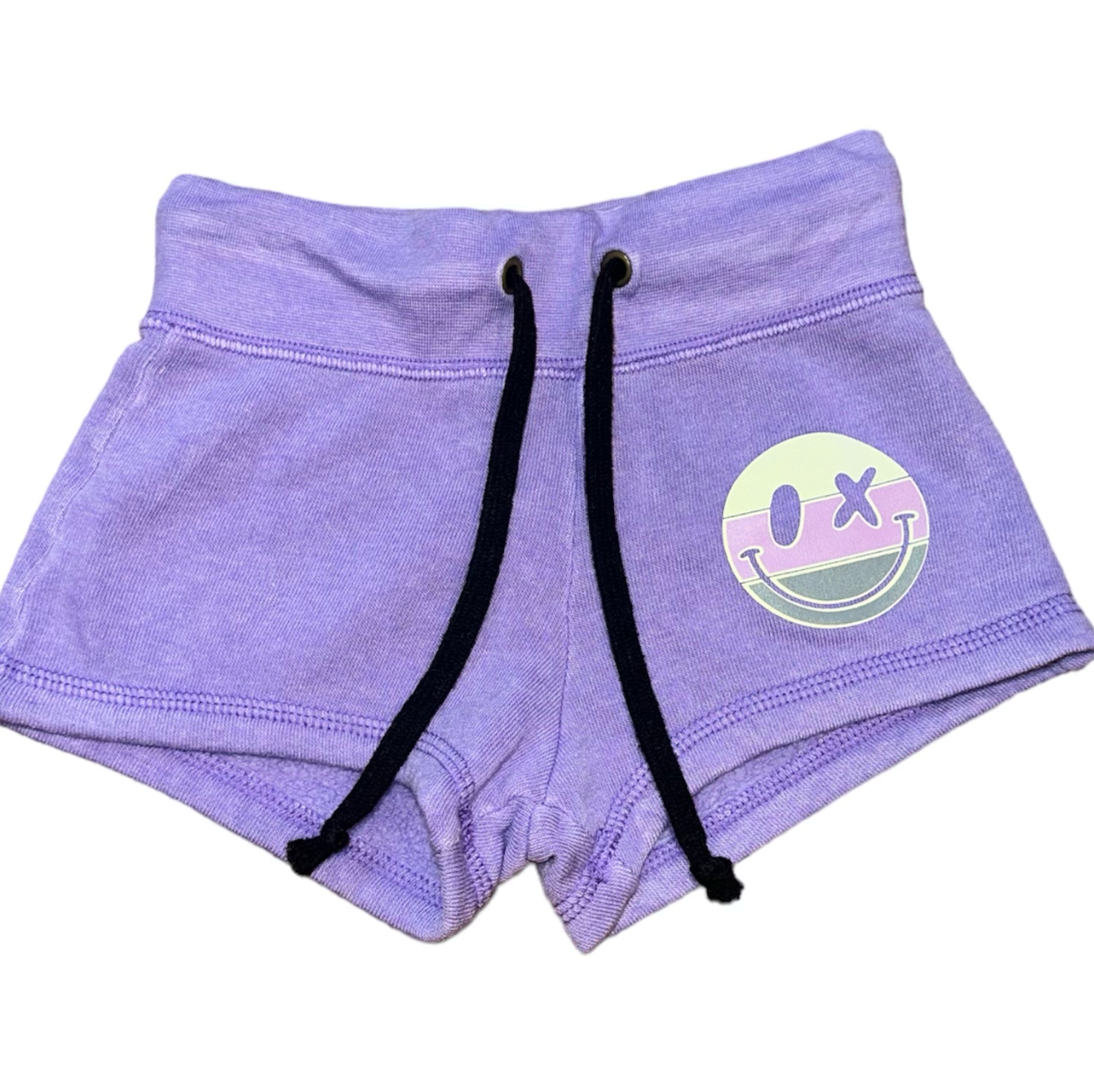 Love Junkie - Purple Smiley Shorts