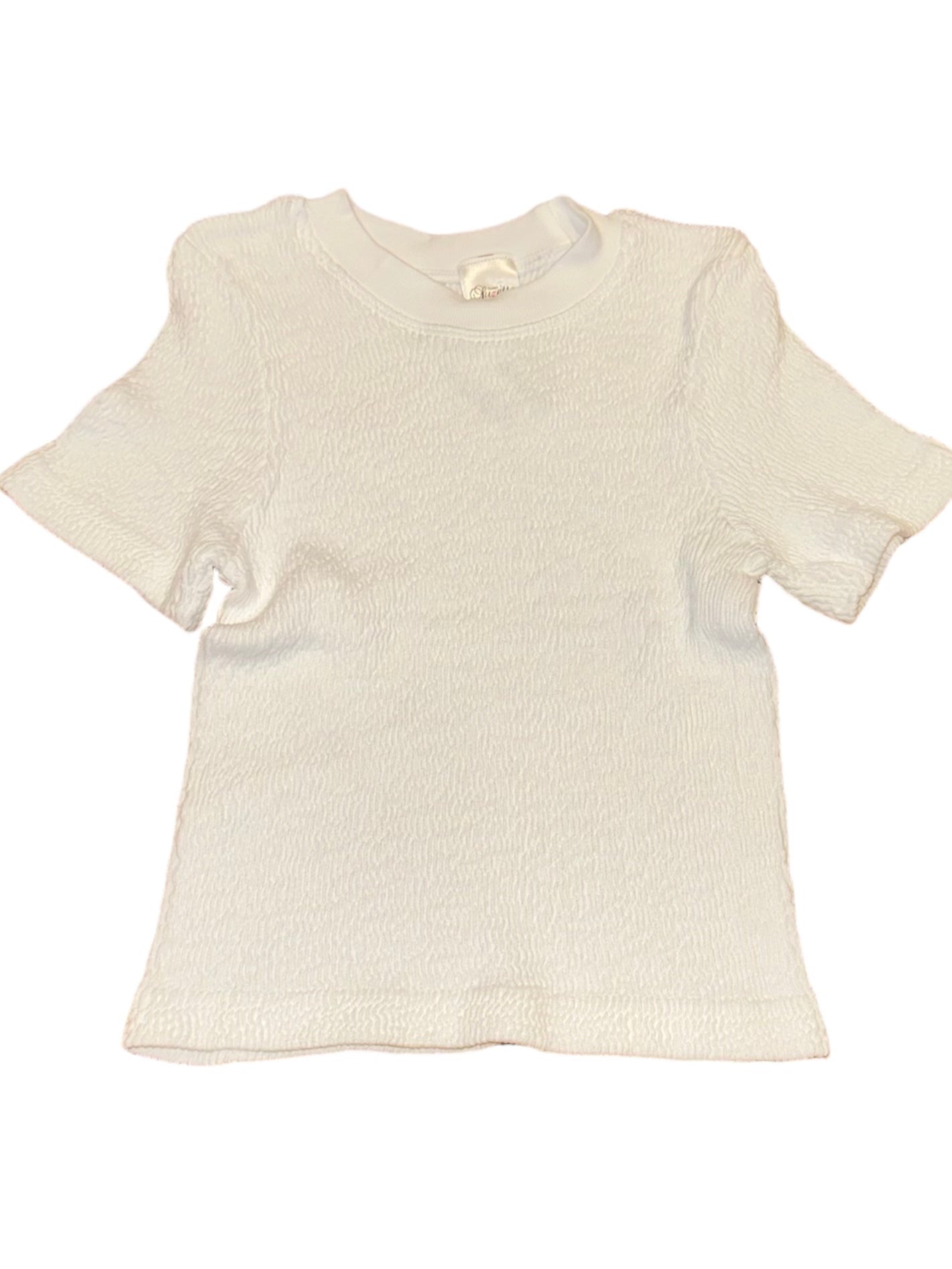 Suzette Smocked Short Sleeve Girls T-Shirt