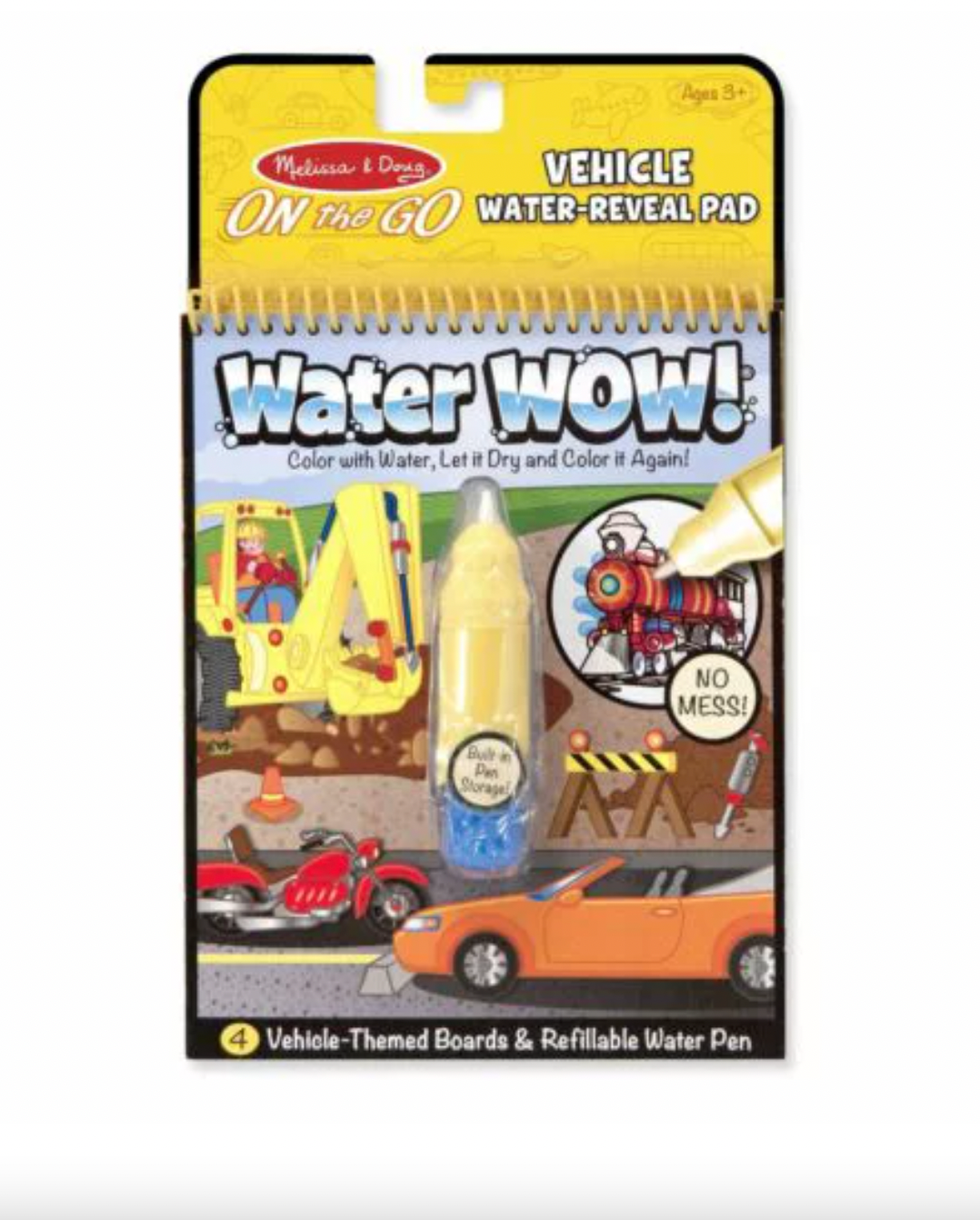 Melissa & Doug On the Go Water Wow! Water-Reveal Activity Pad Title: Vehicles