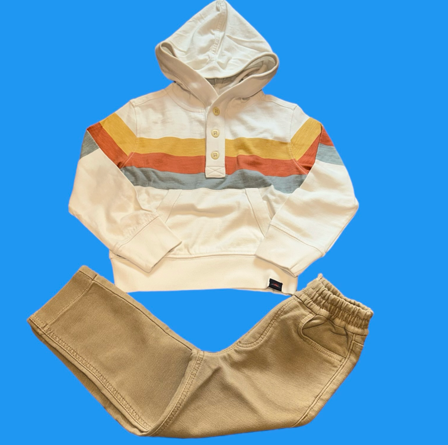 Faherty - Striped Hoodie