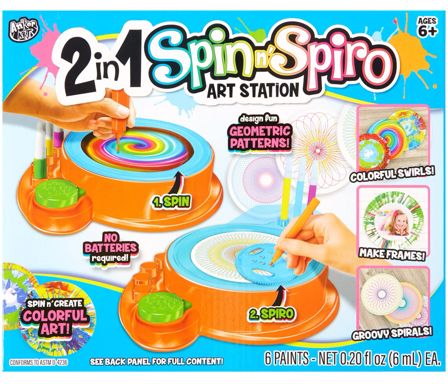 2in1 Spin N' Spiro Art Station
