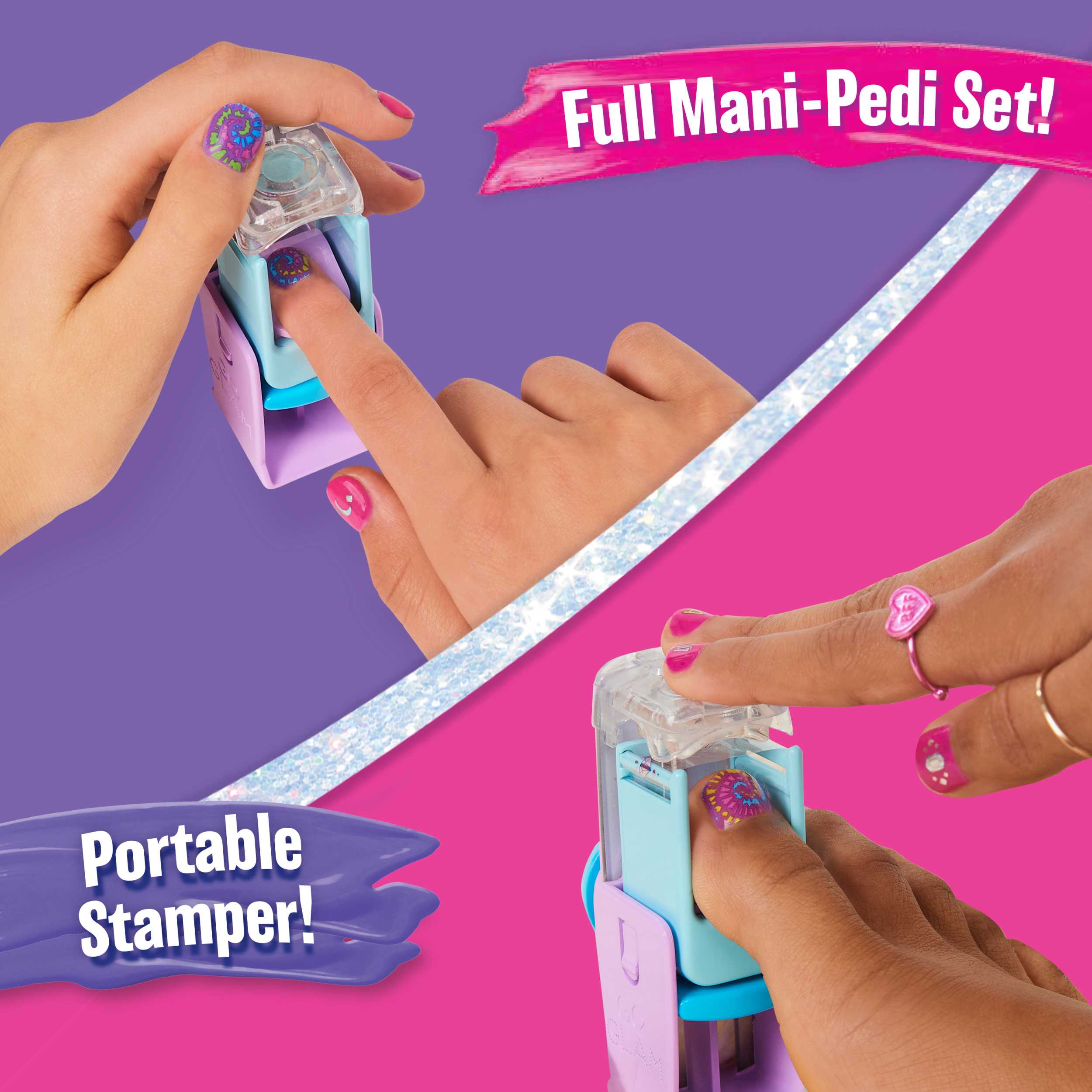 GO GLAM U-nique Nail Salon with Portable Stamper